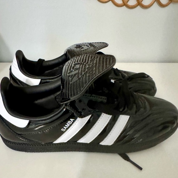 Adidas Samba LT Core Black Patent Shoes - Picture 1 of 4